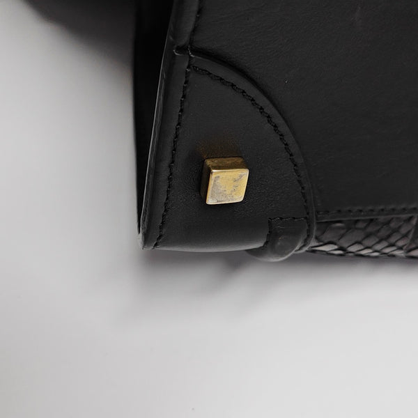 LUGGAGE Mini Python Black
