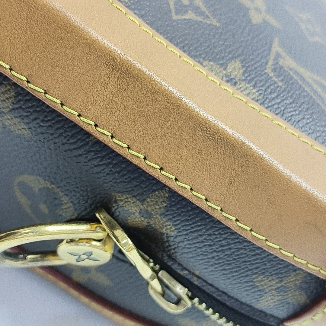 SOFT TRUNK Monogram Coated Canvas Brown