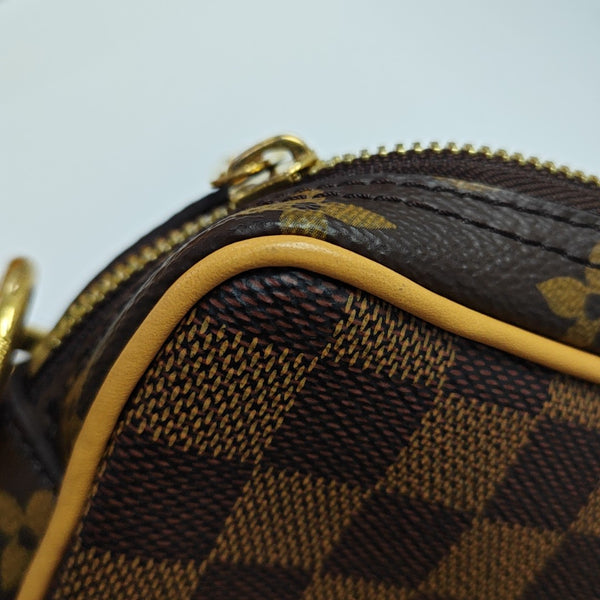 NIL Damier Ebene Coated Canvas Brown
