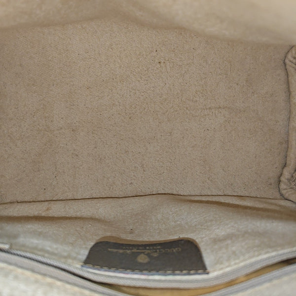Monogram Coated Canvas Top Handle Bag Beige