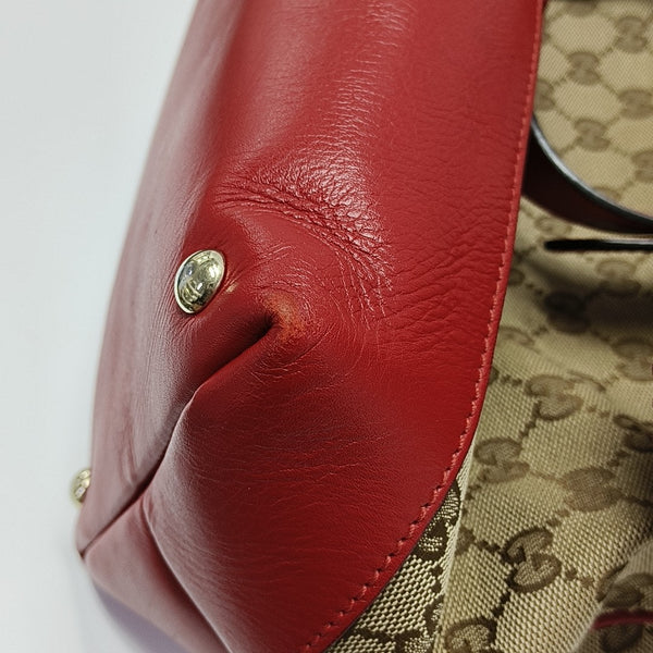 Monogram Canvas Tote Bag Beige