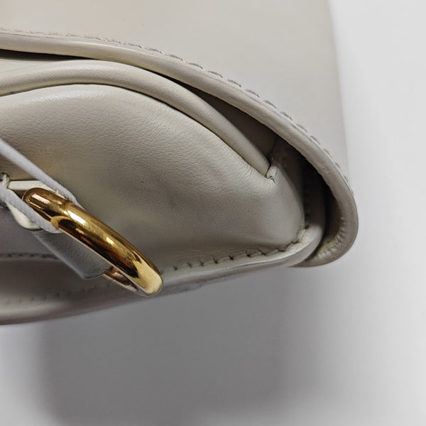 Bobby Medium Calfskin White