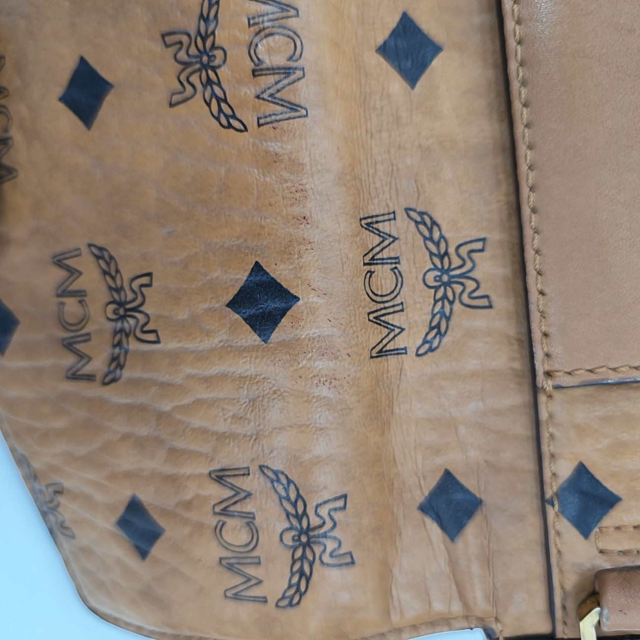 Viktor Visetos Small Monogram Coated Canvas Brown