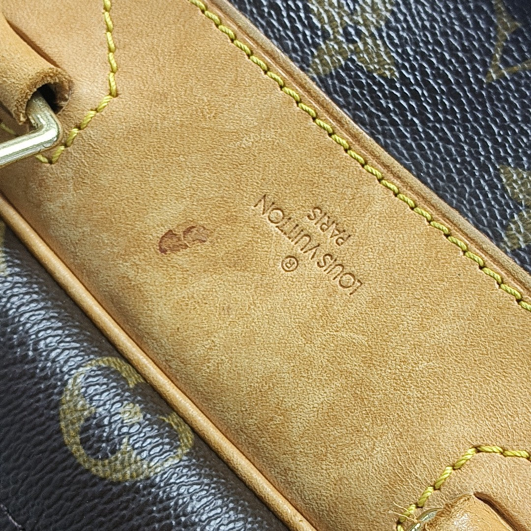 DEAUVILLE Monogram Coated Canvas Brown