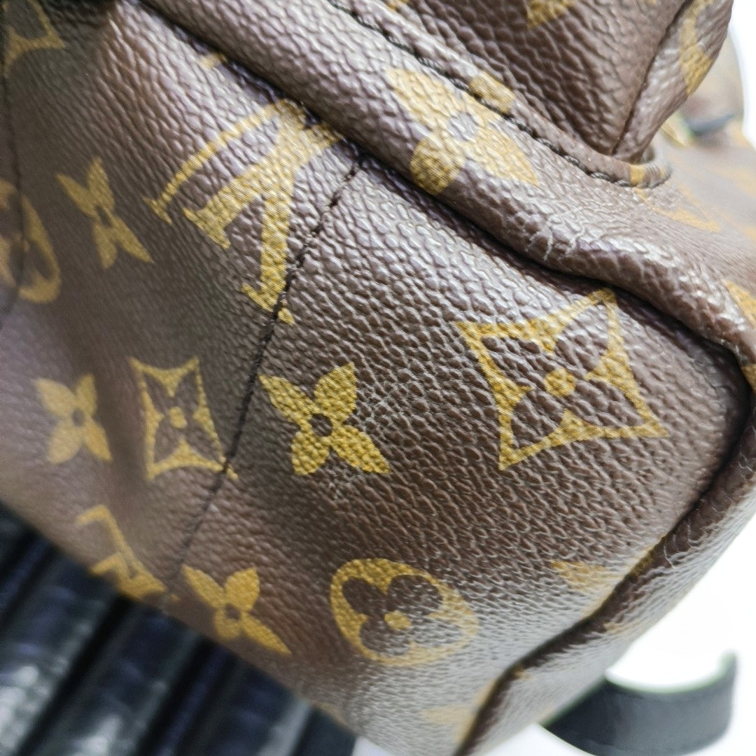 PALM SPRINGS PM Monogram Coated Canvas Brown