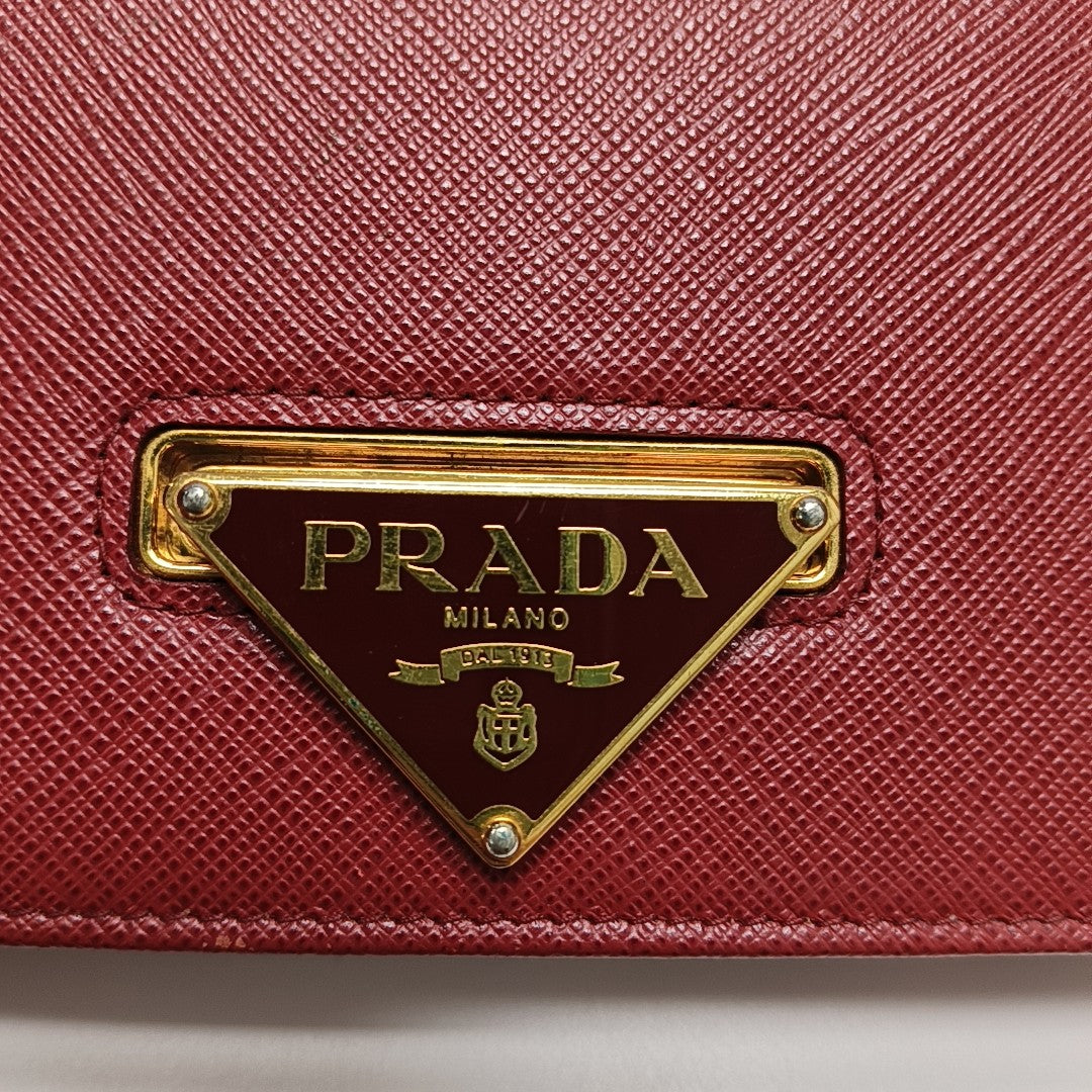 Saffiano Calfskin Red