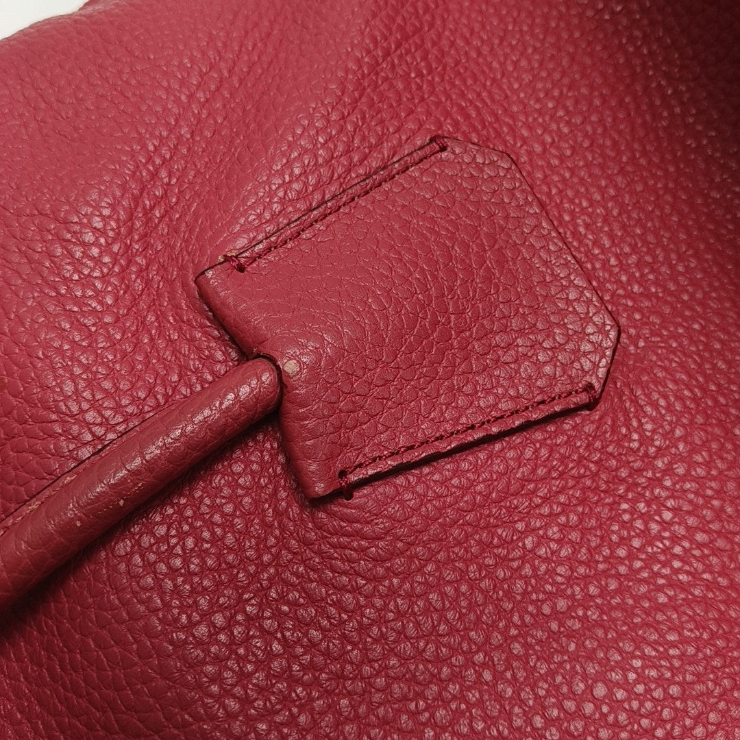 Baynard Calfskin Red