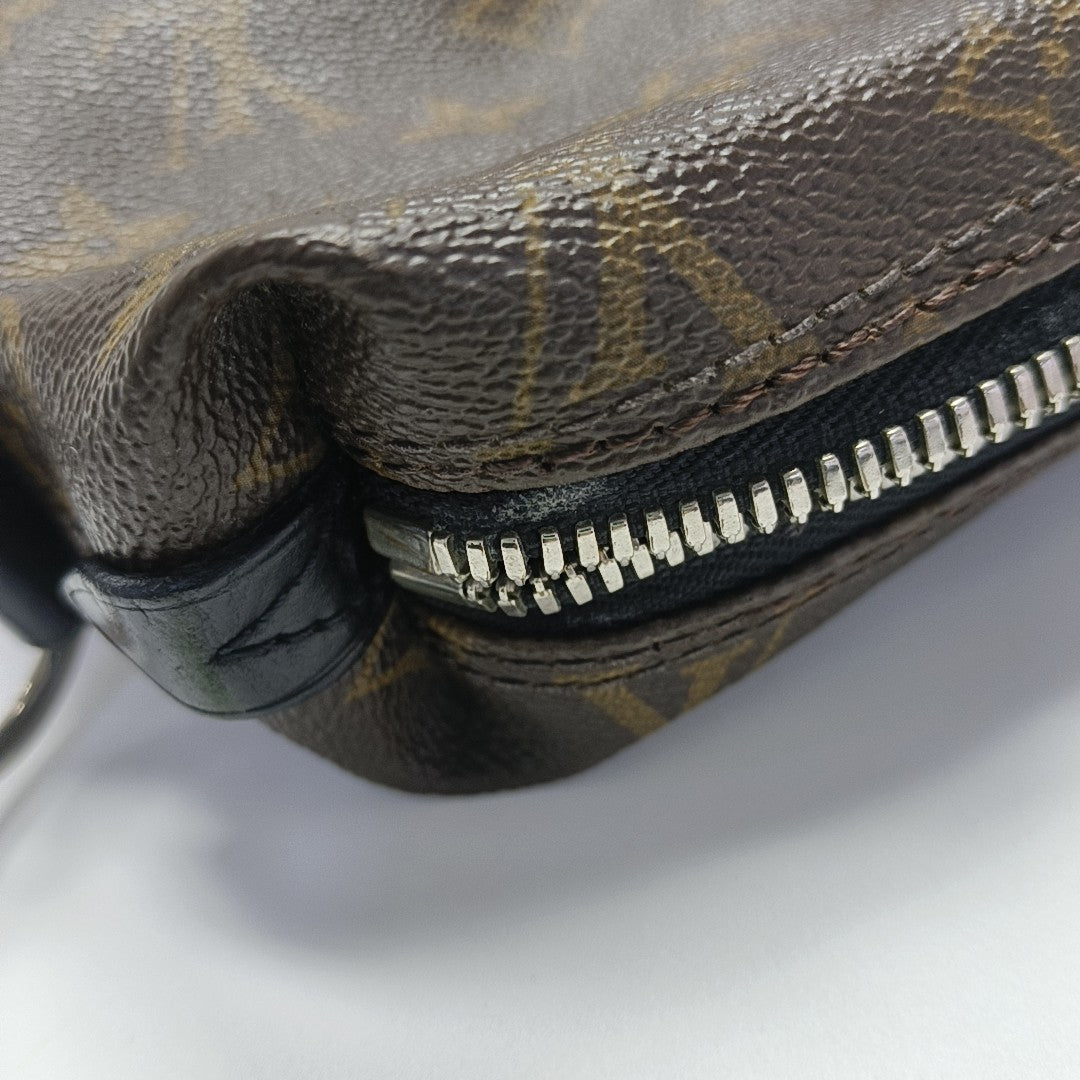 KITAN Monogram Coated Canvas Brown
