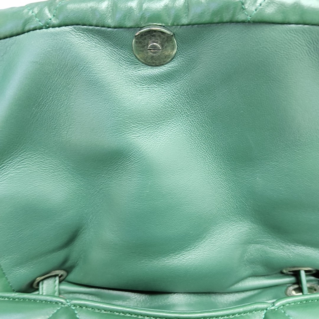 B. Quilted Calfskin Green