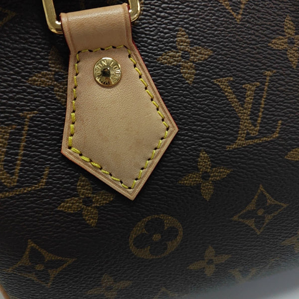SPEEDY 20 Monogram Coated Canvas Brown
