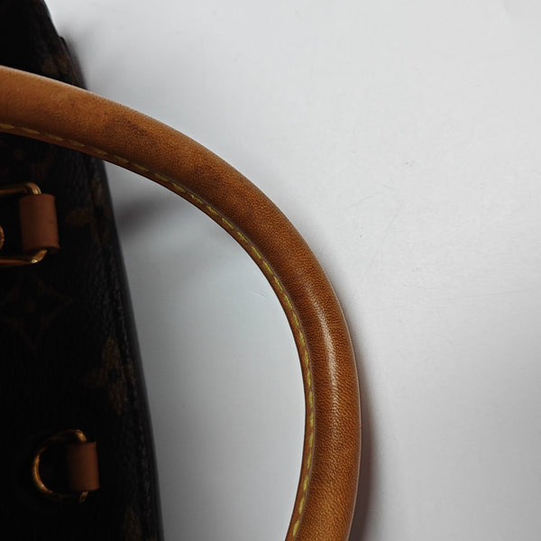 MONTAIGNE Monogram Coated Canvas Brown