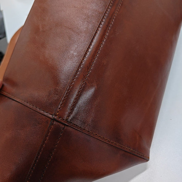Pocket Medium Calfskin Brown