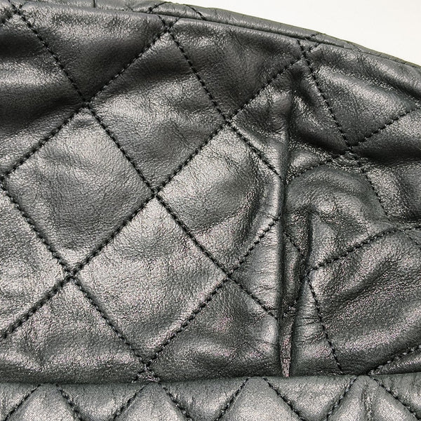 Quilted Calfskin Shoulder Bag Green