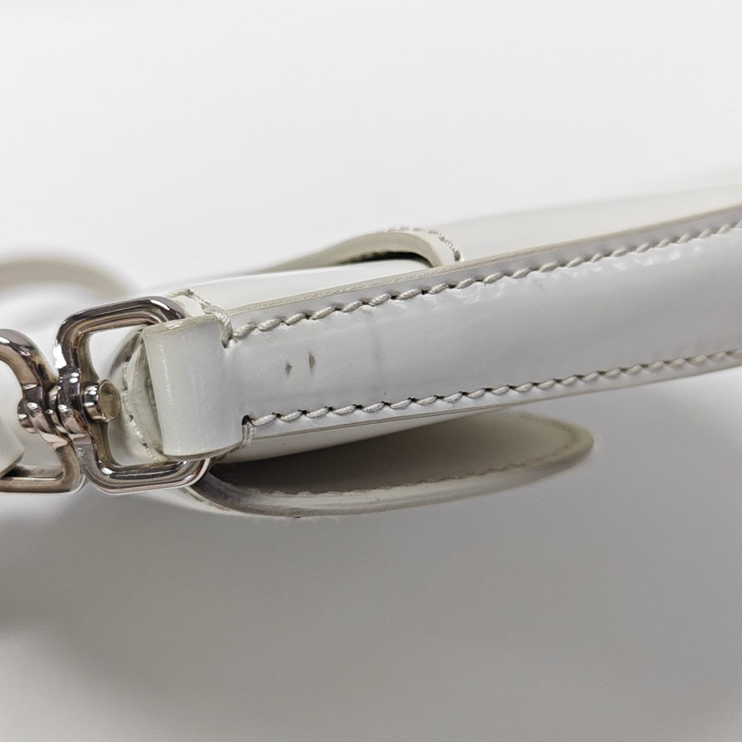 Cleo Saffiano Calfskin White