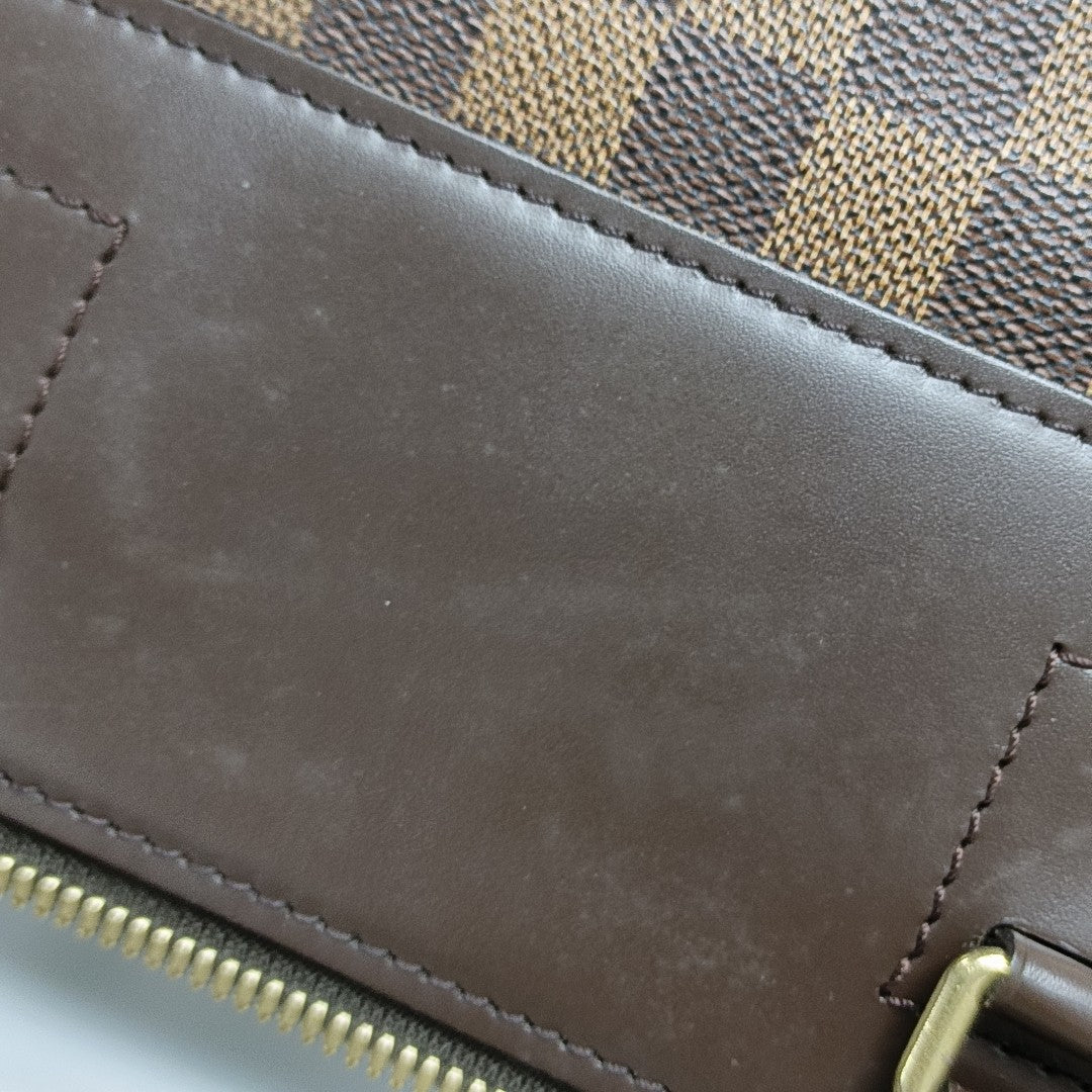 GREENWICH Lona recubierta Damier Ebene Marrón