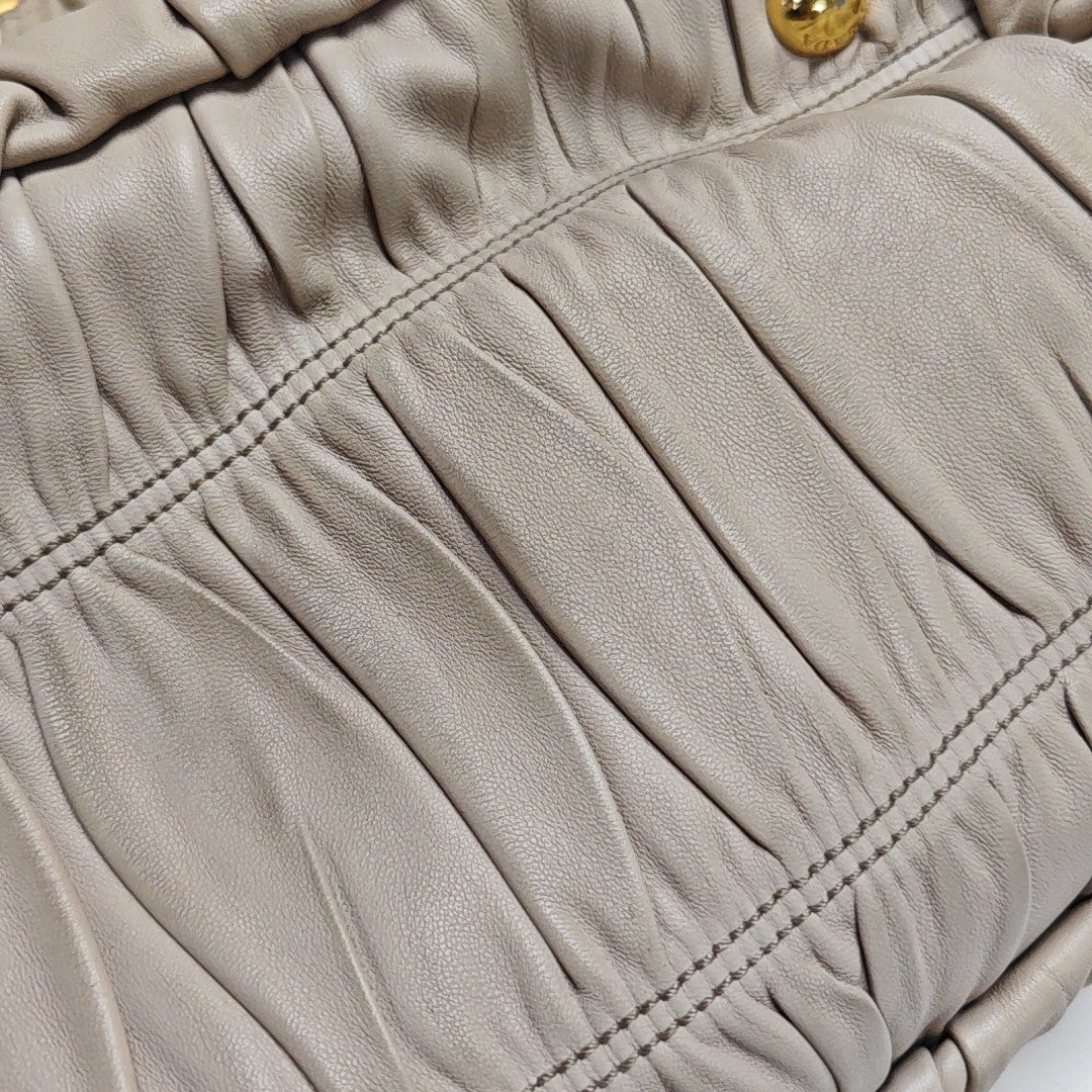 Gaufre Calfskin Beige