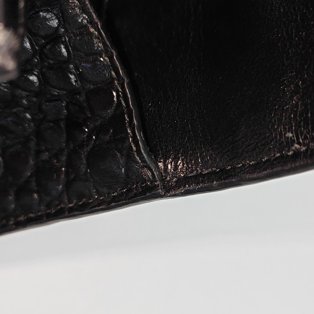 Hourglass S Calfskin Black