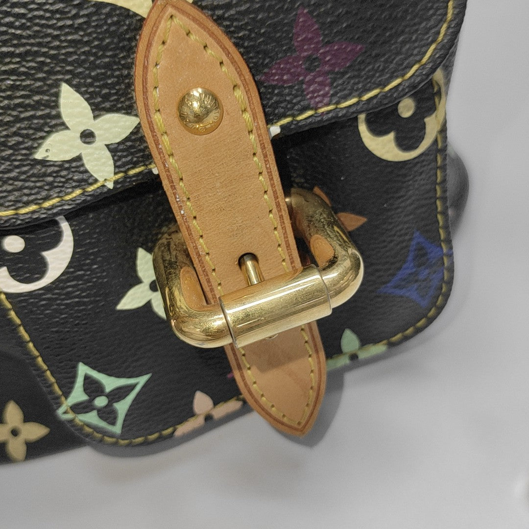 LV × TM NÉONOÉ MM Monogram Coated Canvas Black