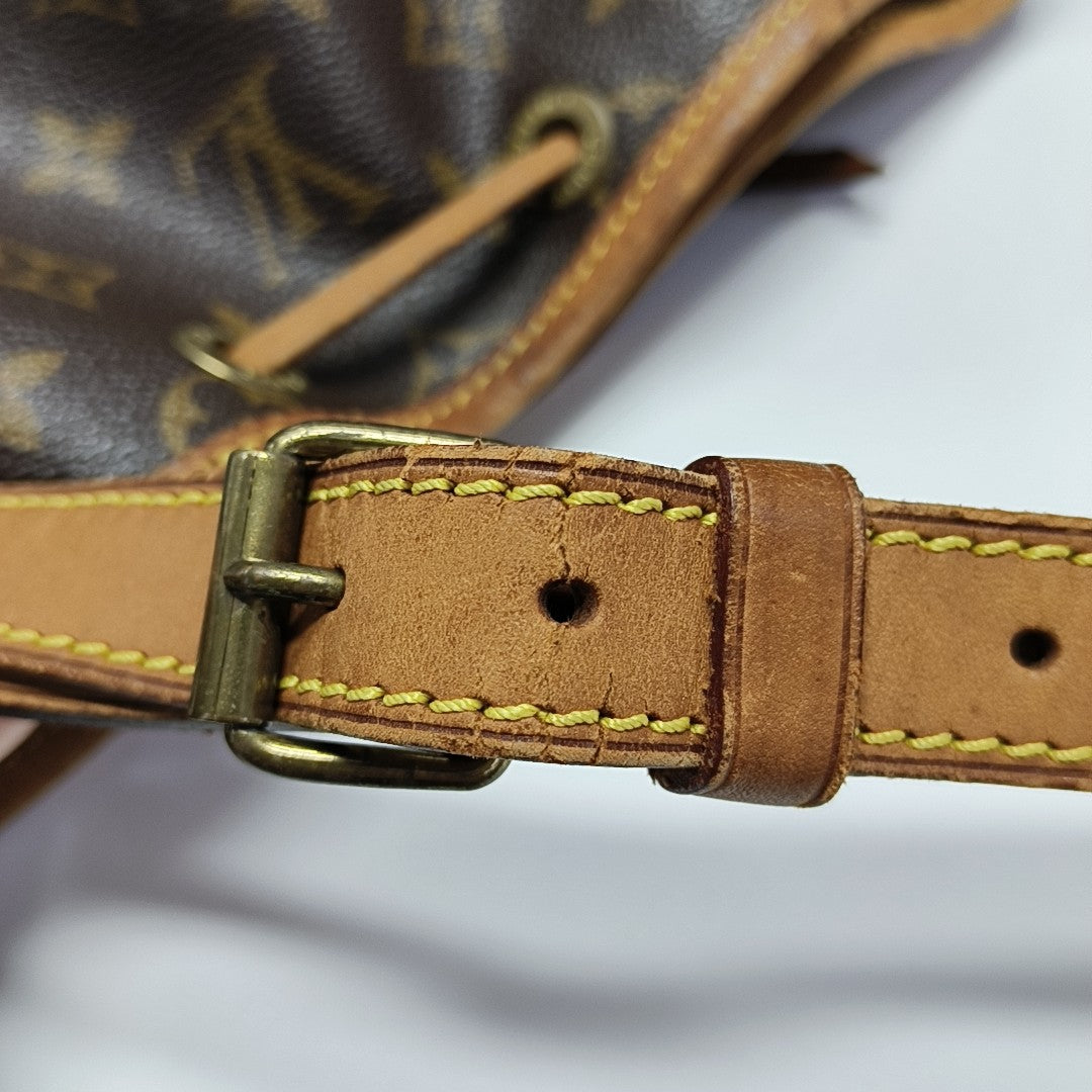 NOÉ GM Monogram Coated Canvas Brown