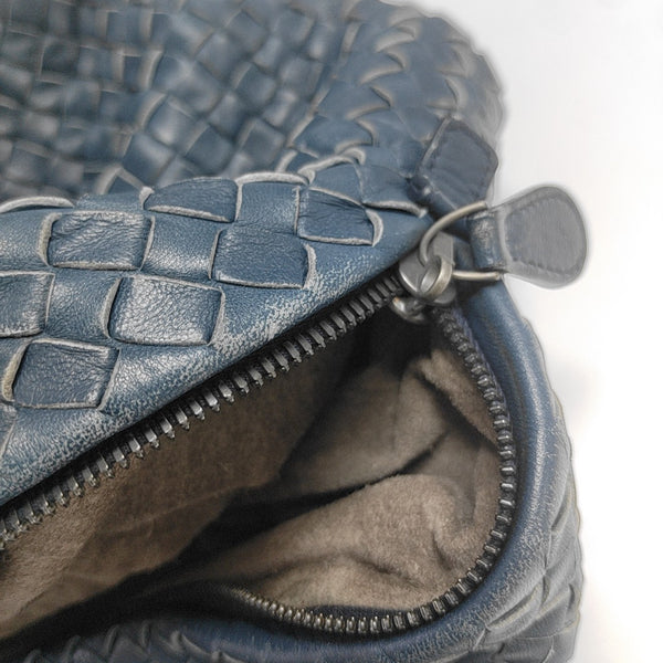 Calfskin Shoulder Bag Blue