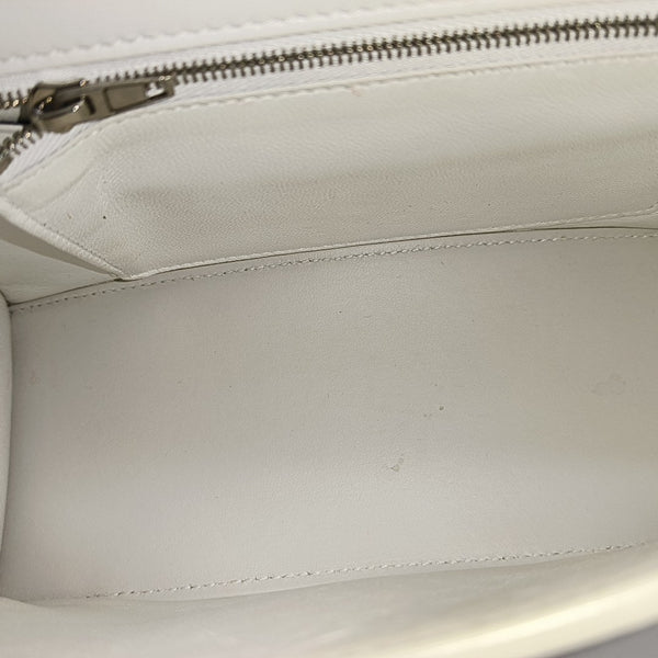 Hourglass S Calfskin White