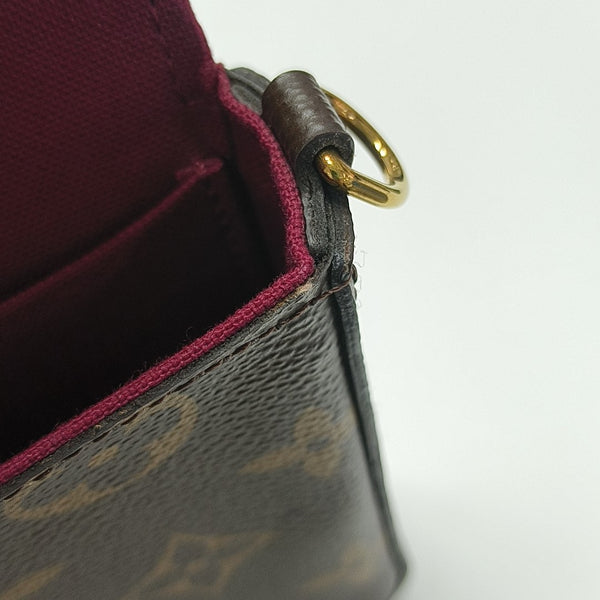 FÉLICIE Monogram Coated Canvas Brown