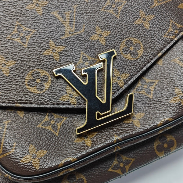 PASSY Monogram Coated Canvas Brown