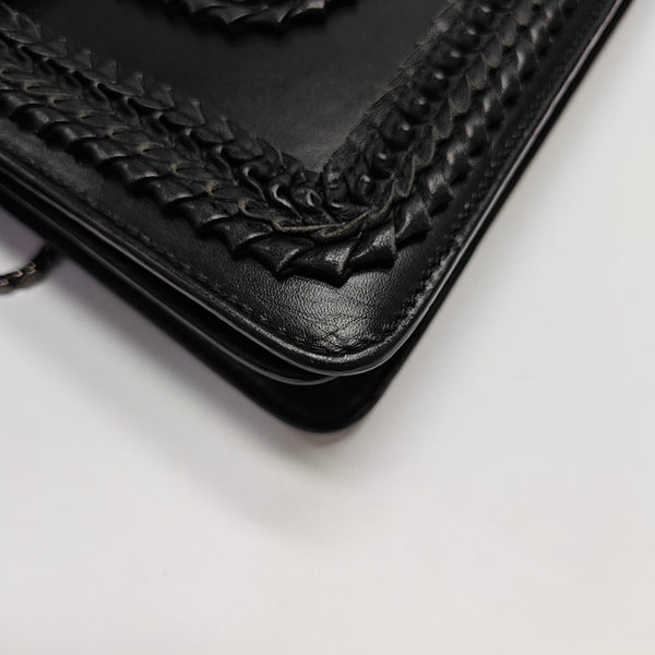 SERPENTI FOREVER Medium Calfskin Black