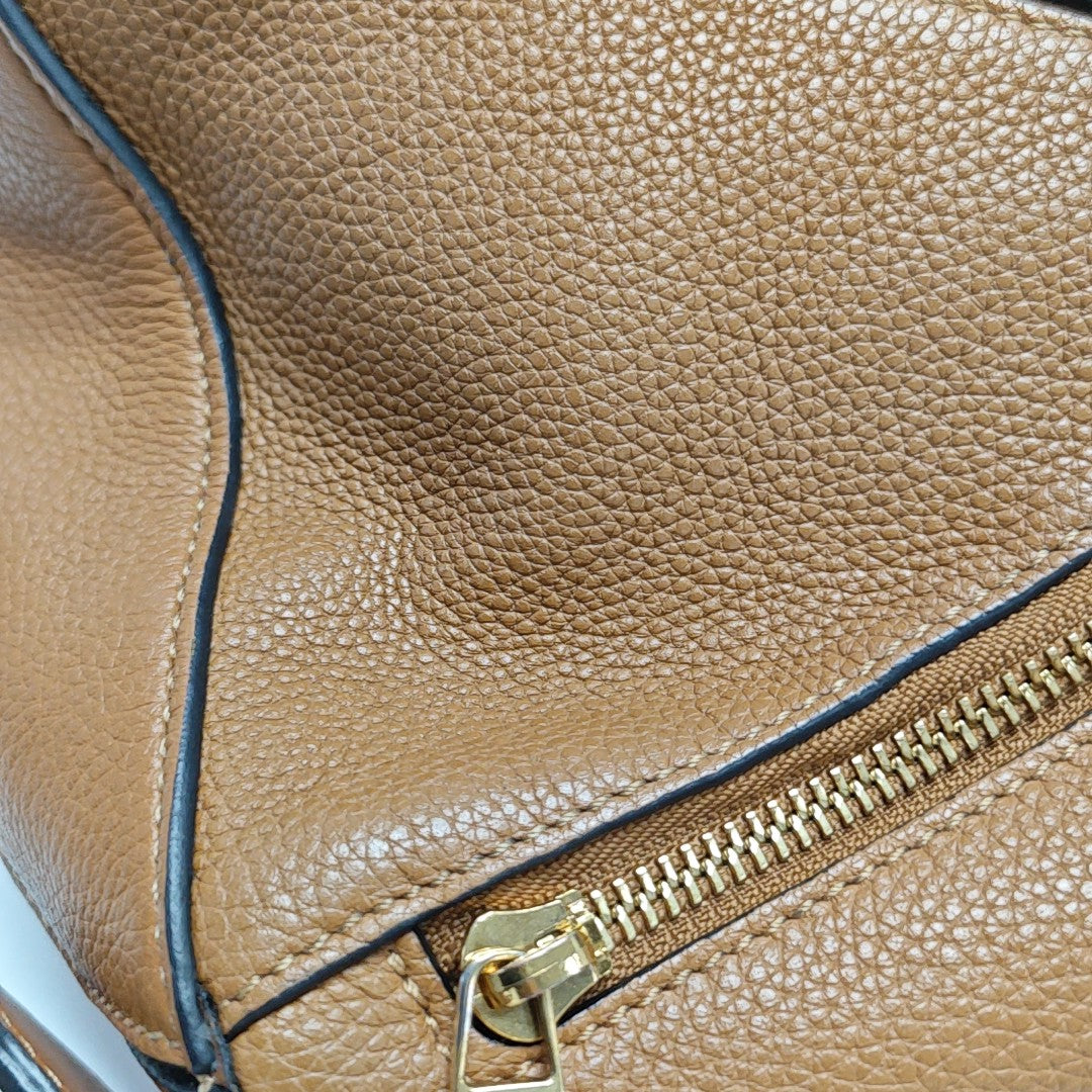 Puzzle Small Calfskin Brown