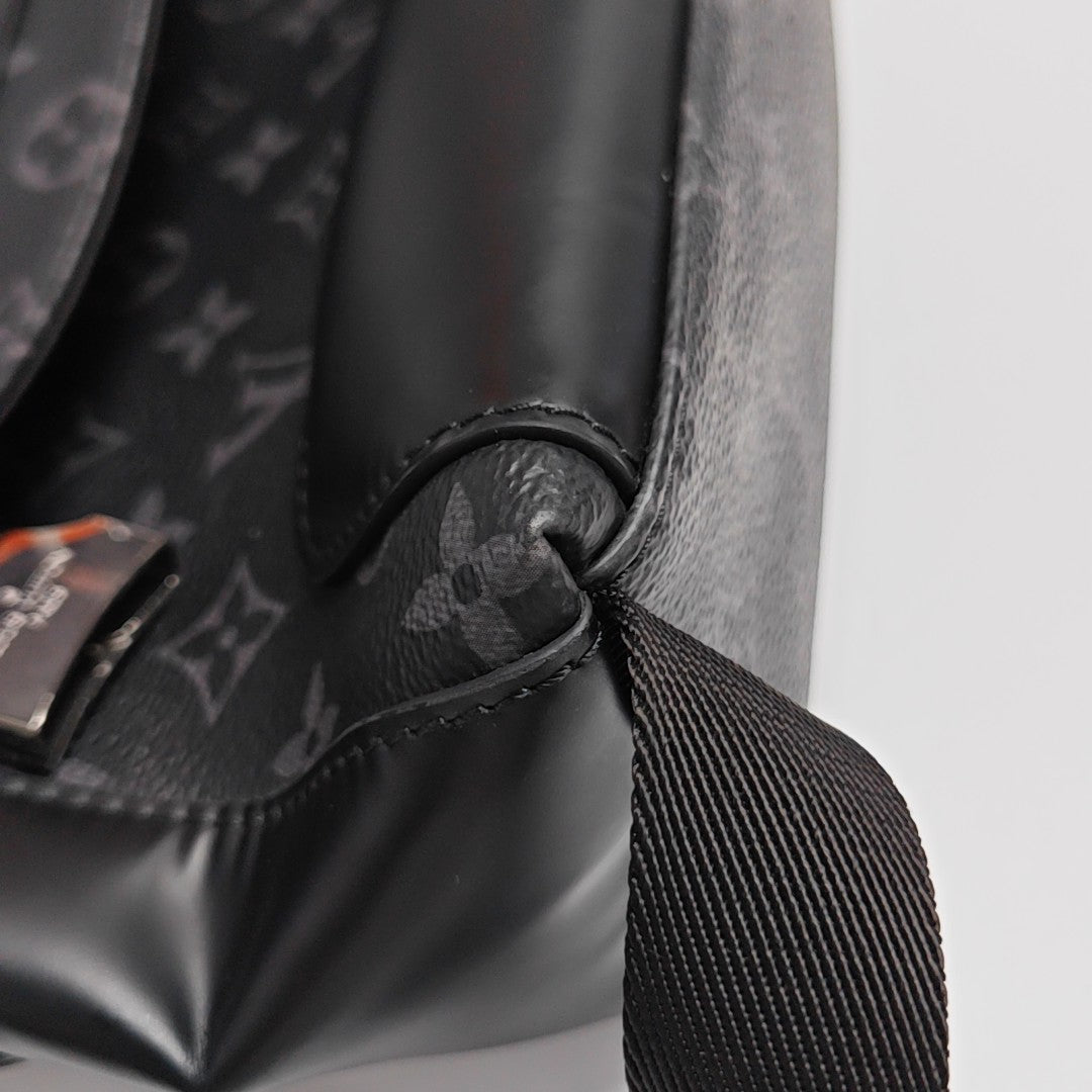 VOYAGER PM Monogram Coated Canvas Black
