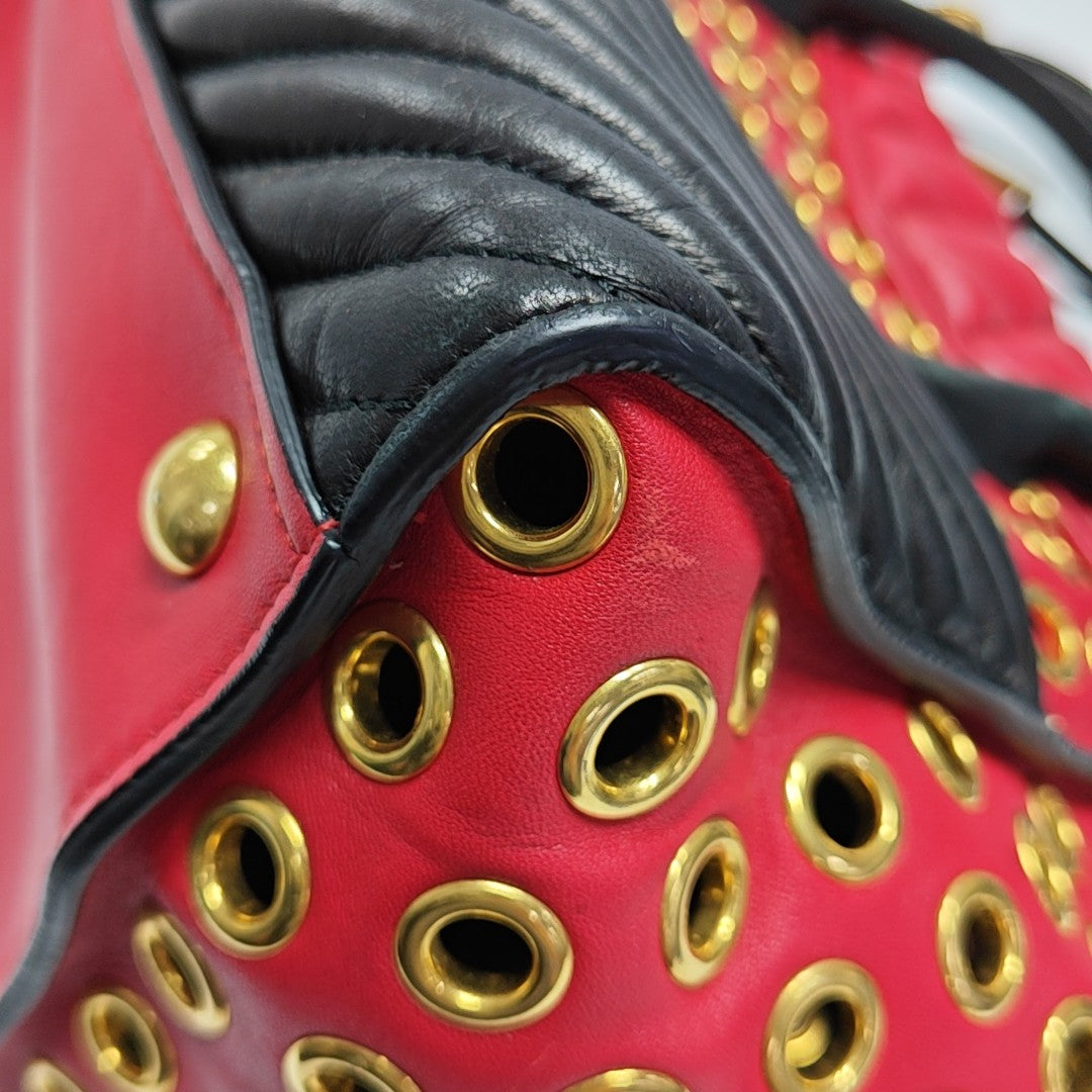 Quilted Lambskin Red