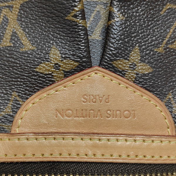 PALERMO GM Monogram Coated Canvas Brown