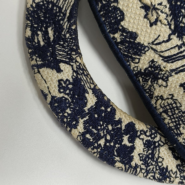 Lady D-Lite Medium Canvas Blue