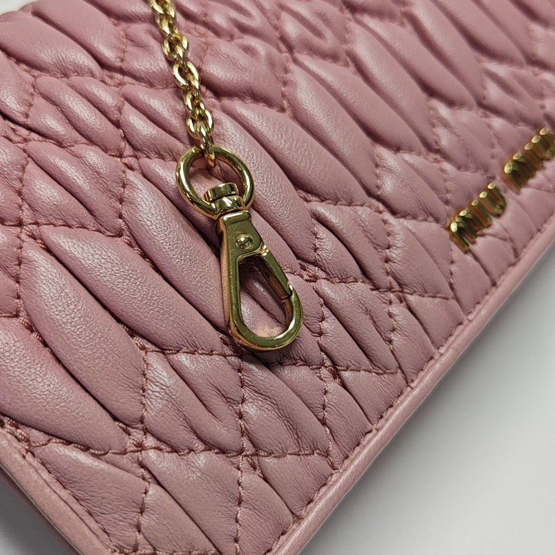 Crystal Mini Lambskin Pink