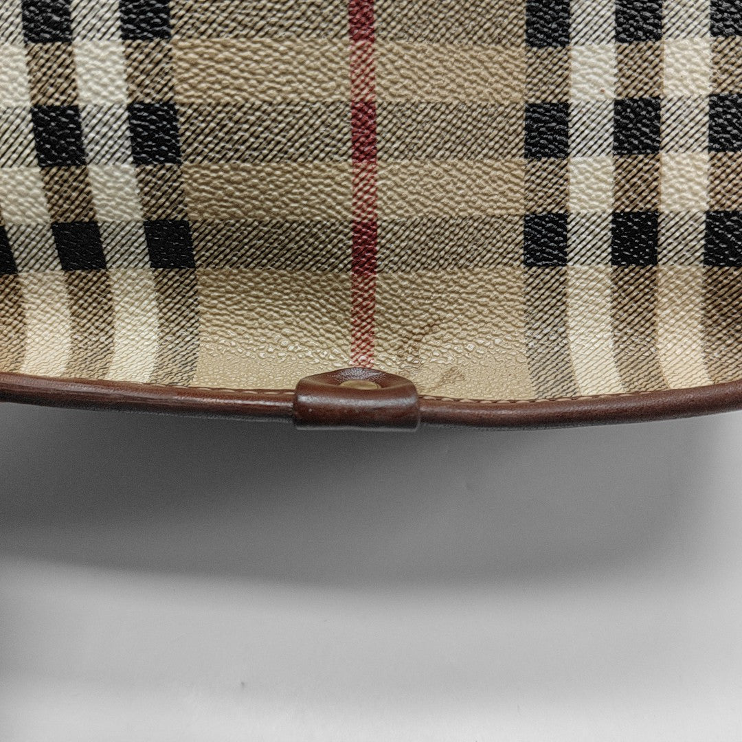 Coated Canvas Small Beige