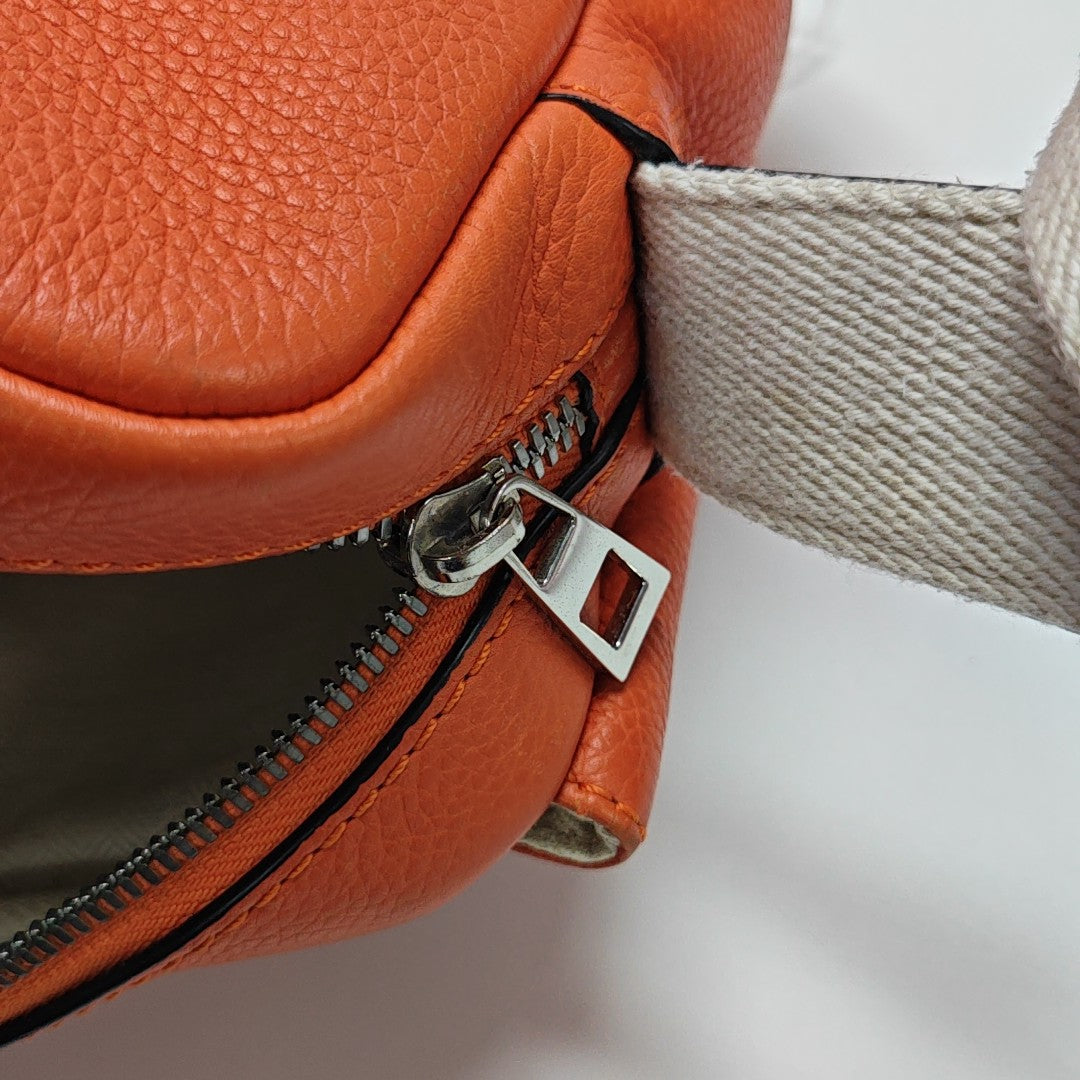 Military Extra Small Calfskin Orange
