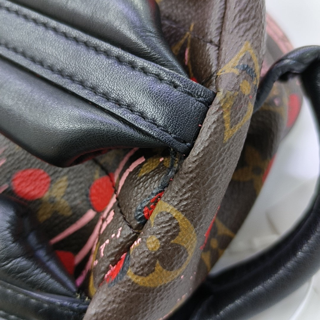 PALM SPRINGS PM Monogram Coated Canvas Brown