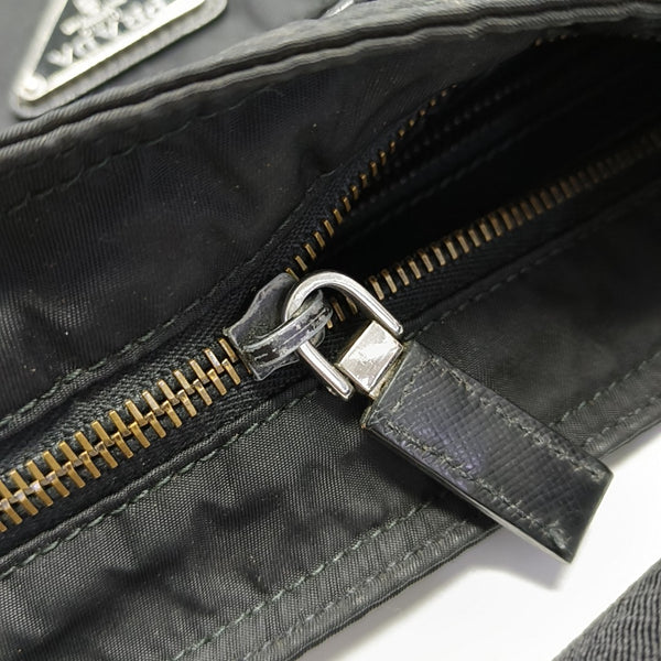 Nylon Shoulder Bag Black