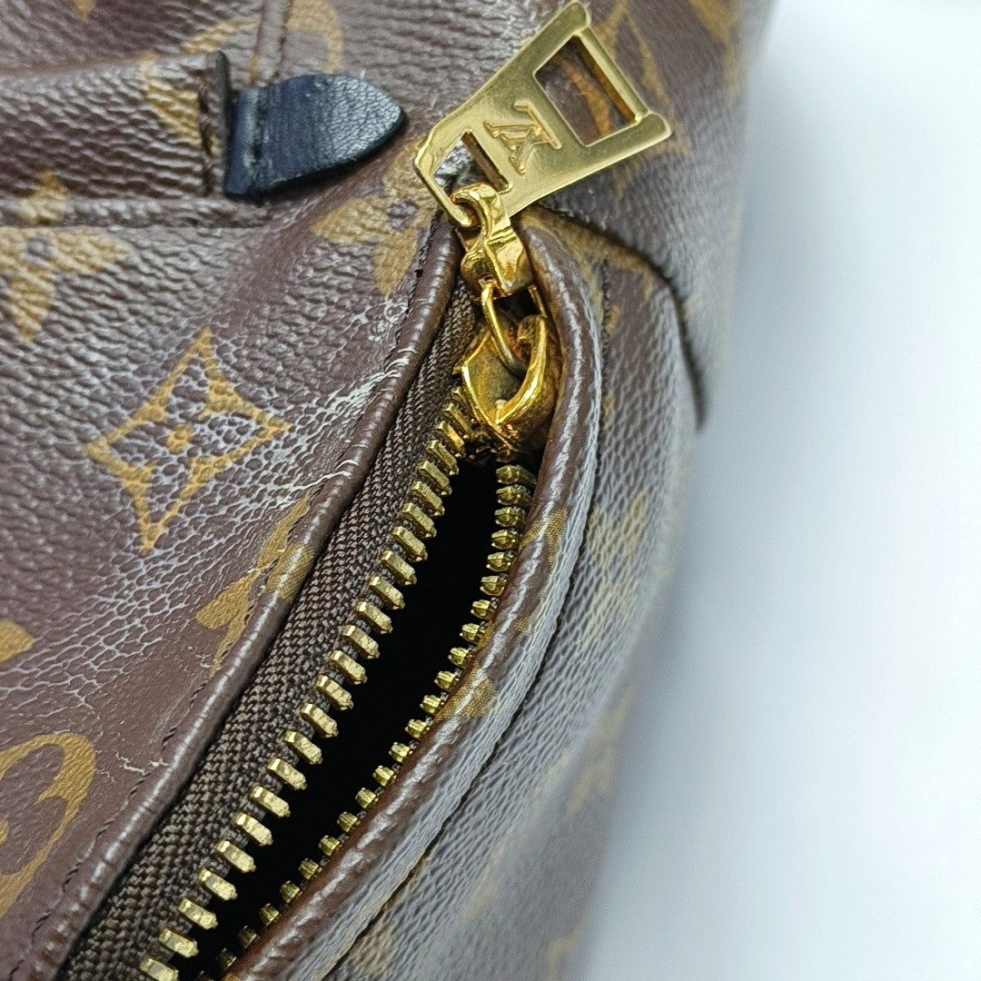 PALM SPRINGS PM Monogram Coated Canvas Brown