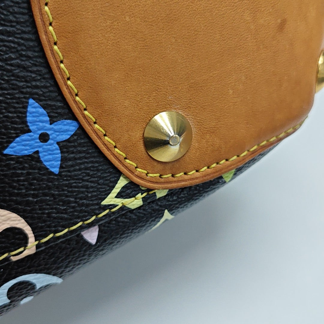JUDY PM Monogram Coated Canvas Black