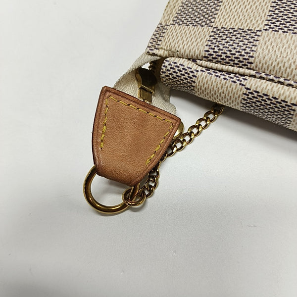 ACCESSOIRES Mini Damier Azur Coated Canvas White