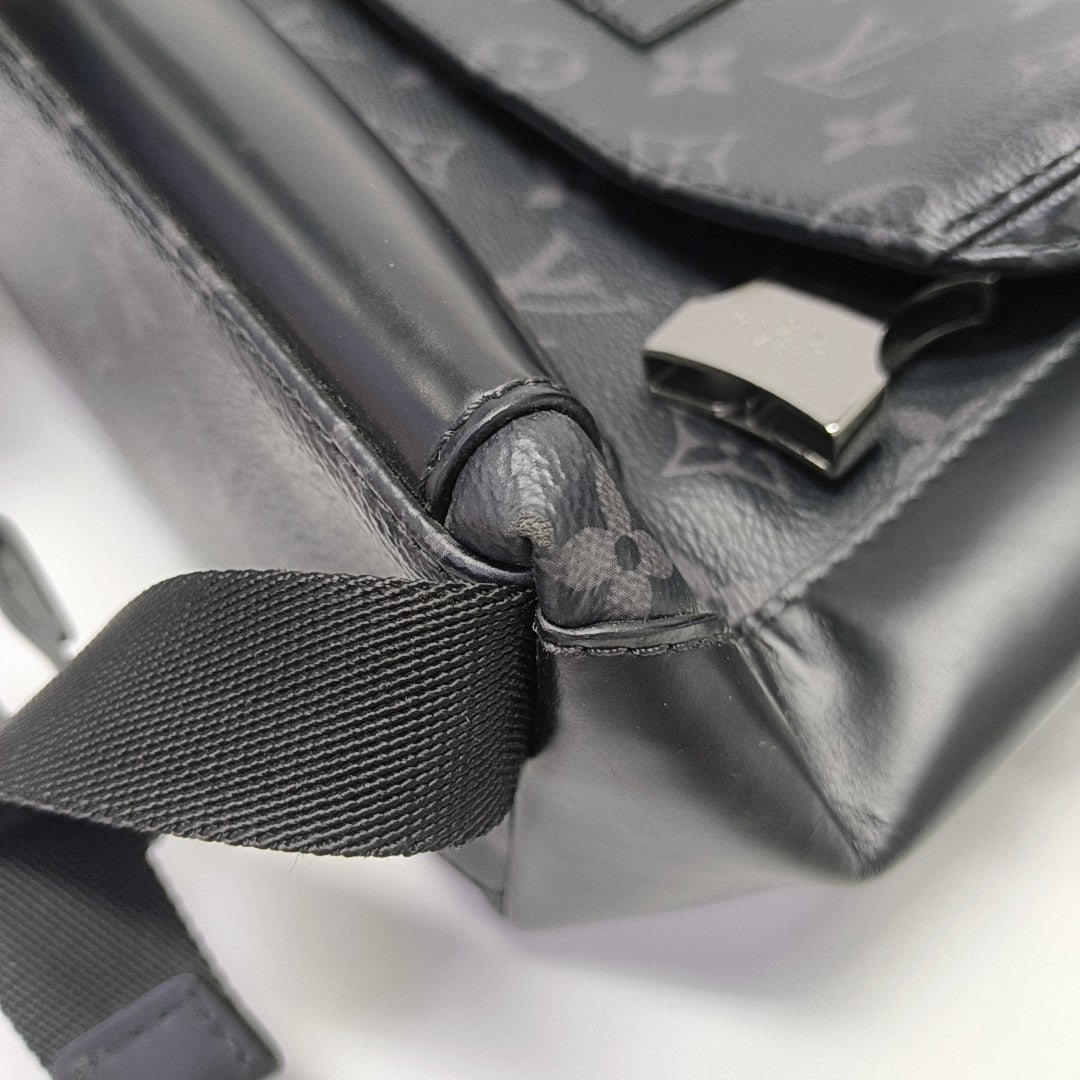VOYAGER PM Monogram Coated Canvas Black