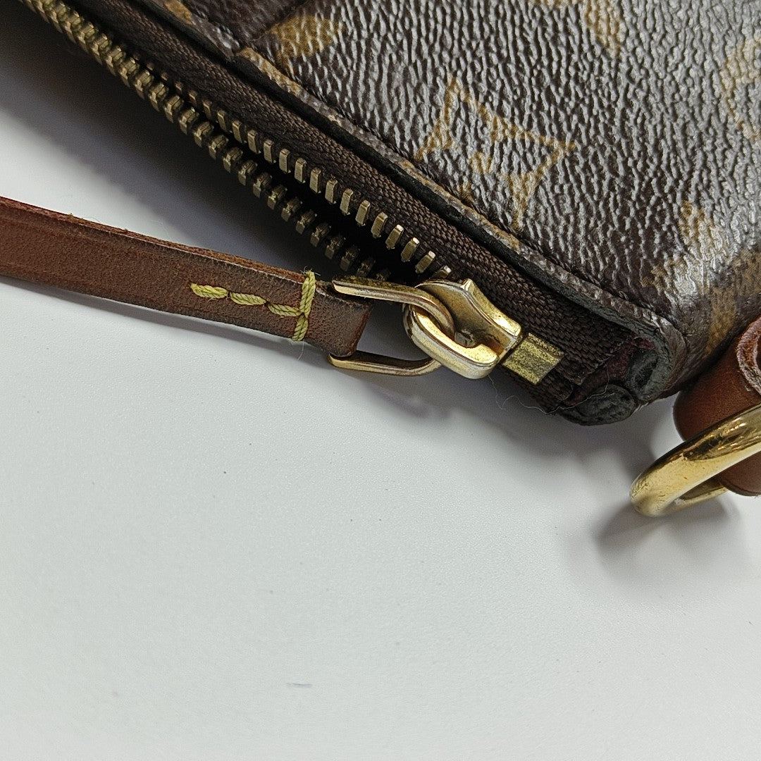 TURENNE Monogram Coated Canvas Brown