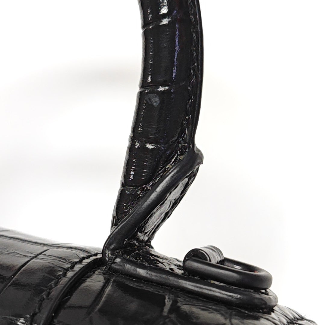 Hourglass XS Calfskin Black