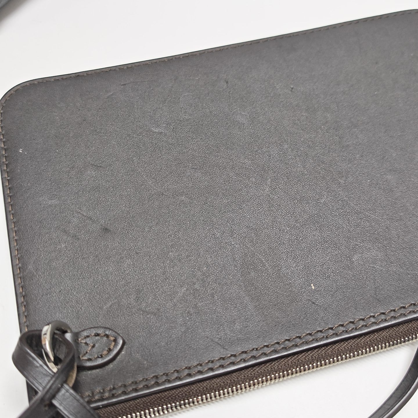 HINA Monogram Calfskin Black