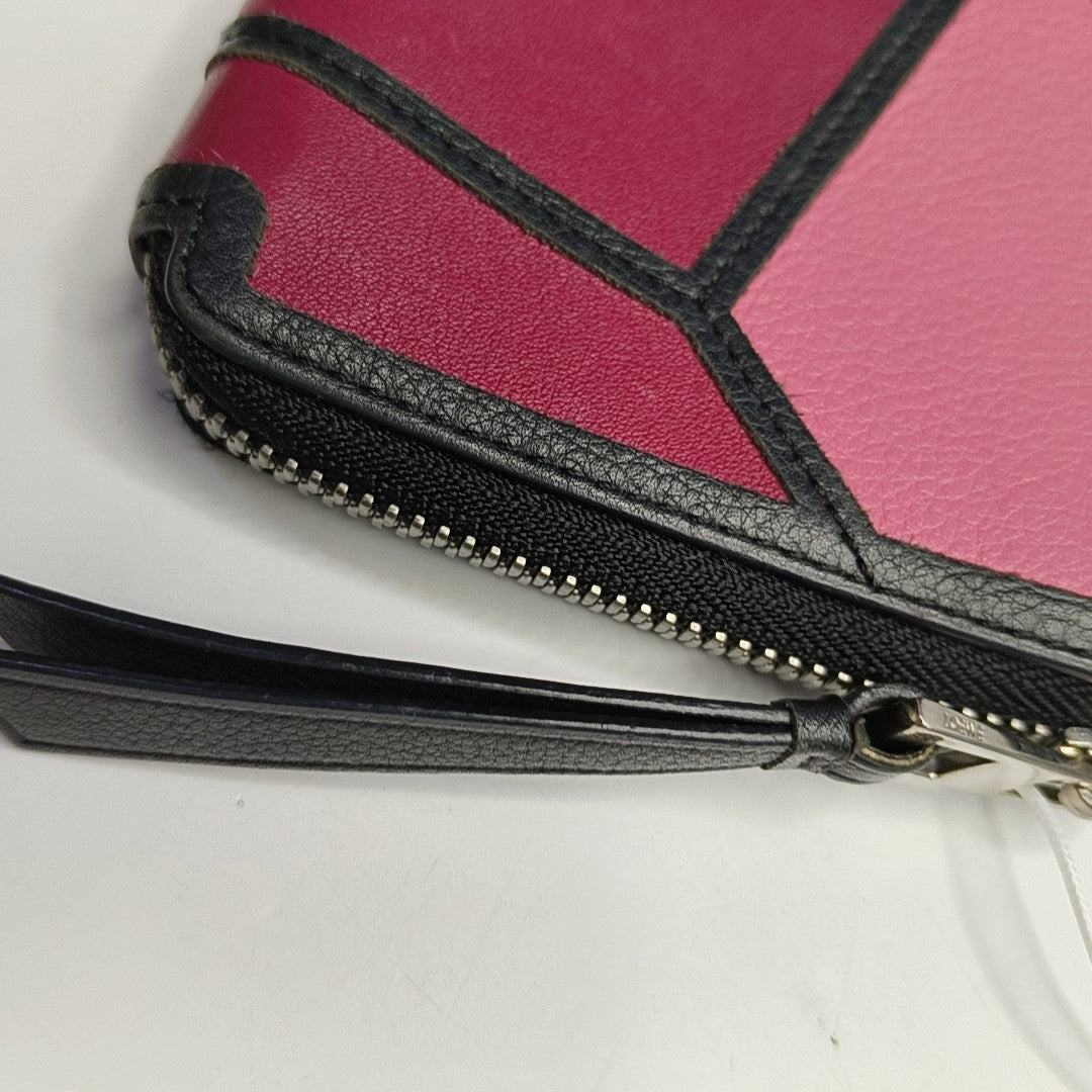 Cartera Puzzle de piel de ternera multicolor