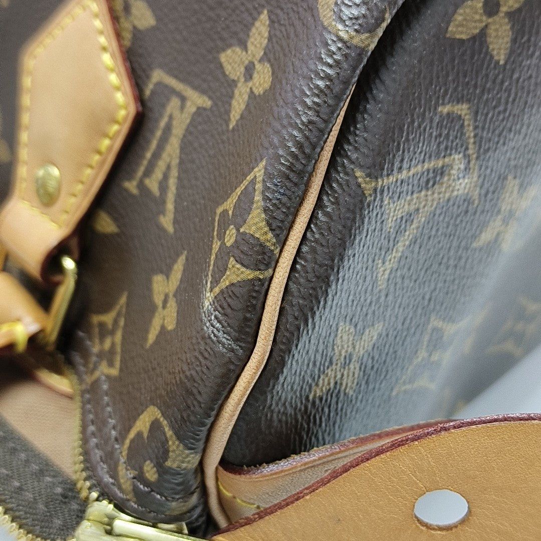 SPEEDY 25 Monogram Coated Canvas Brown