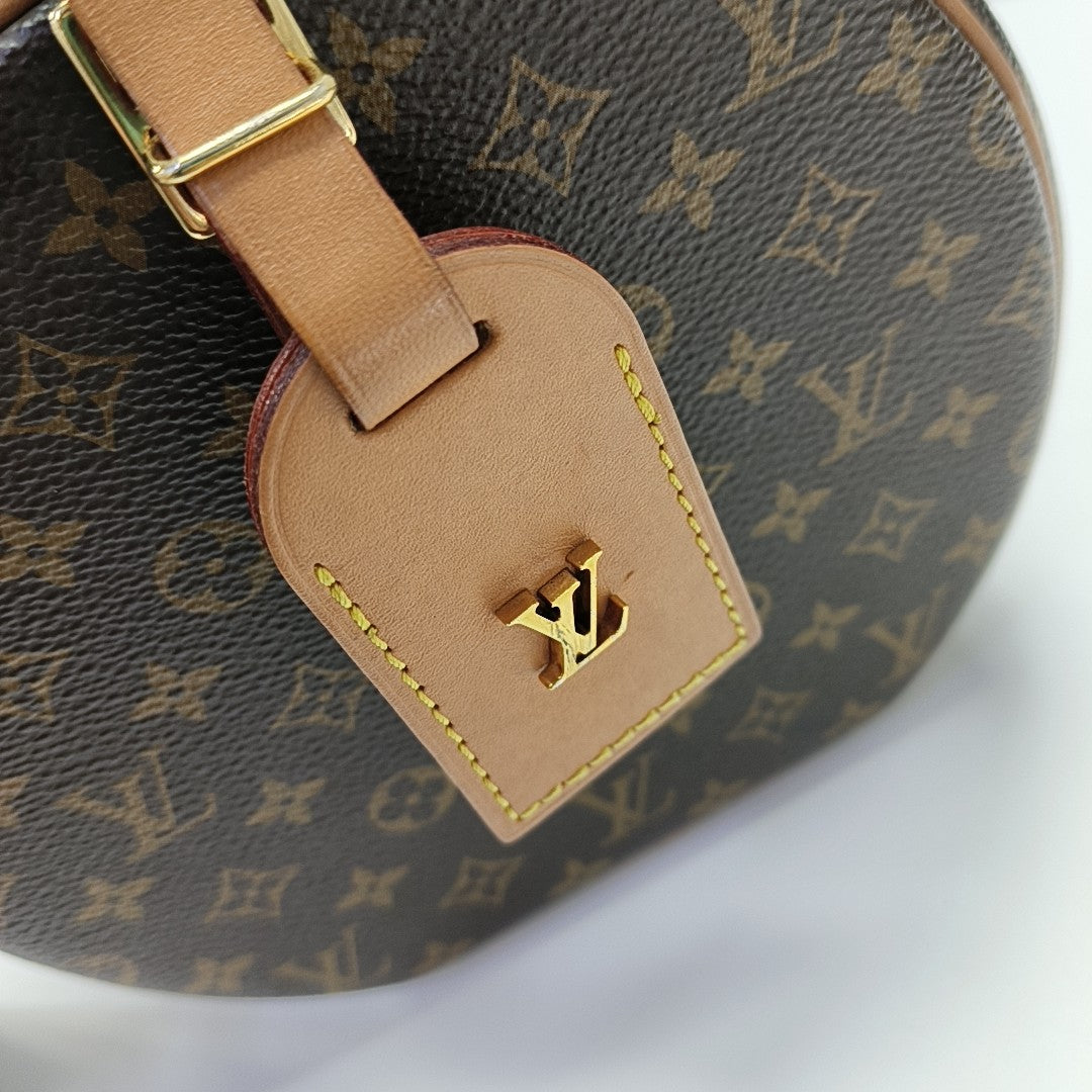 BOITE CHAPEAU PM Monogram Coated Canvas Brown