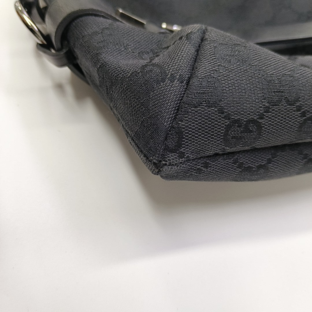 Monogram Canvas Tote Bag Black