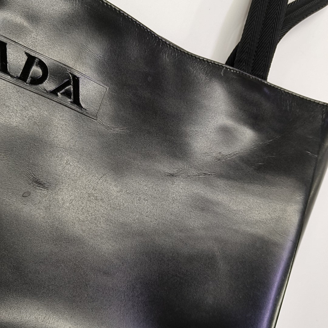 Calfskin Tote Bag Black